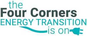Logo for the "Four Corners Energy Transition is ON"